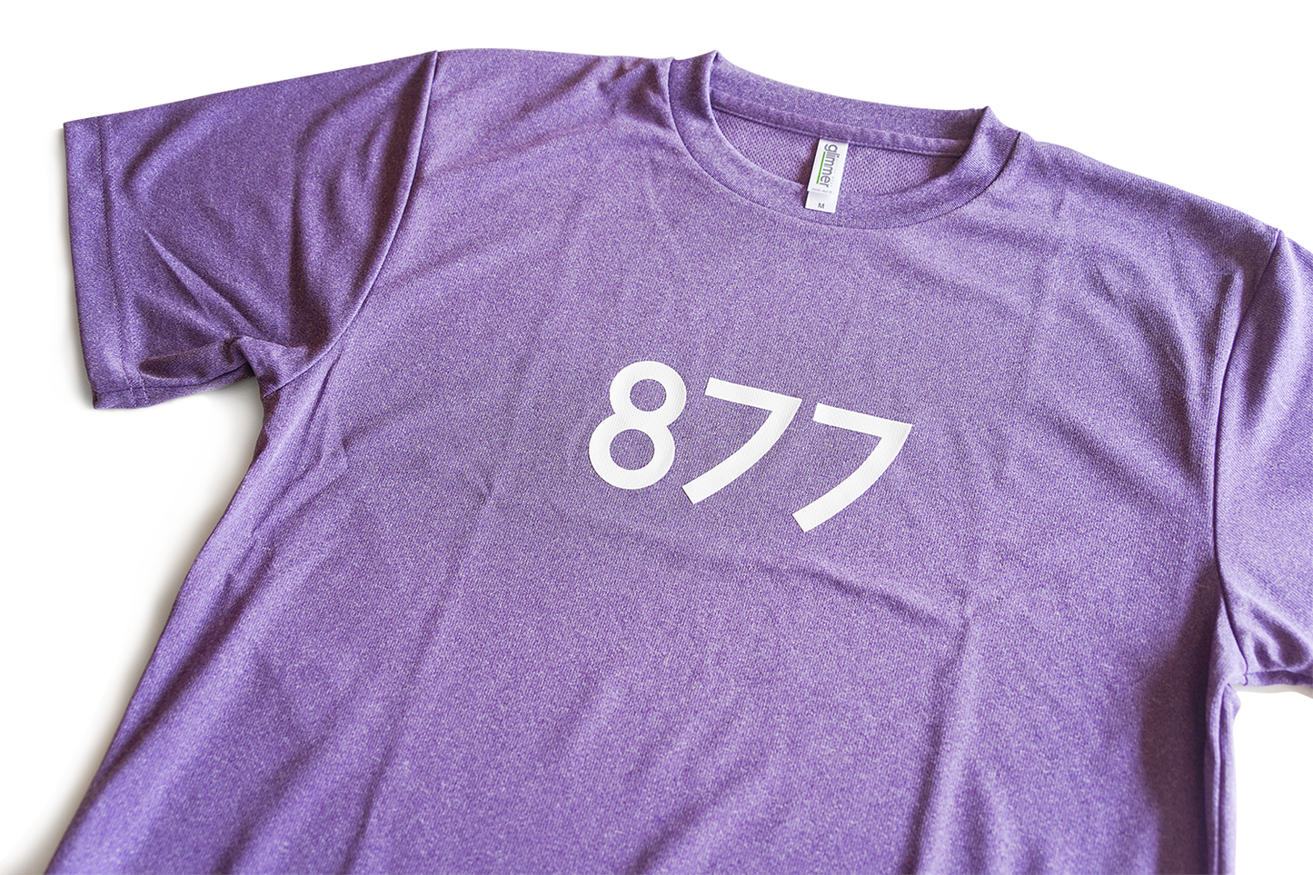 877Stand T-shirt / ミックスパープル