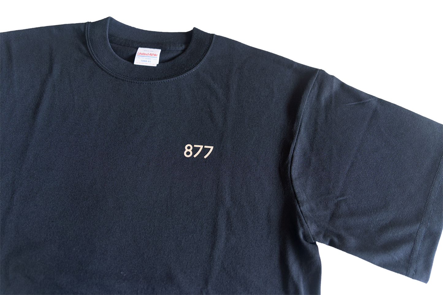 等高線 T-shirt / ブラック