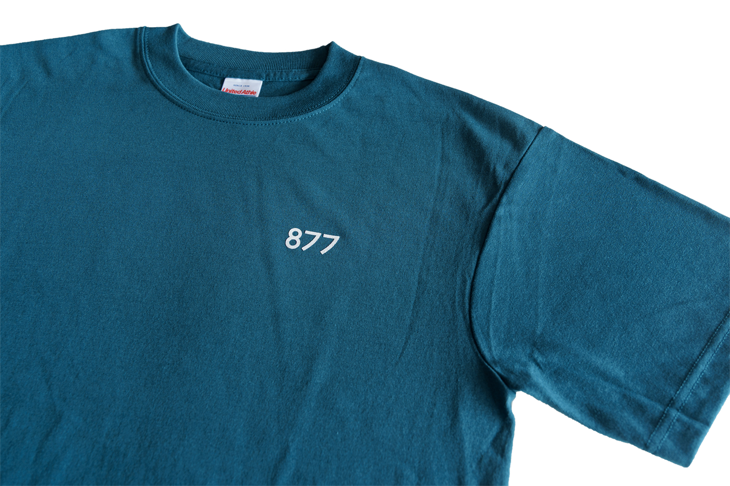 等高線 T-shirt / ピーコックブルー