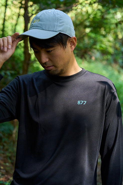 877キャップ|POLYESTER|ライトグレー