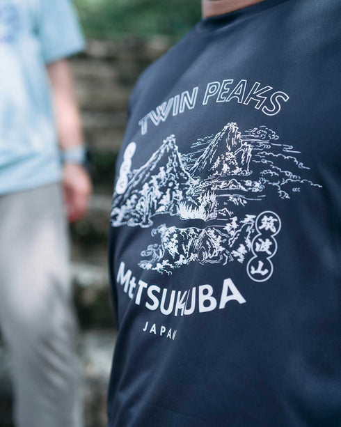 筑波山絵図Tシャツ|DRY