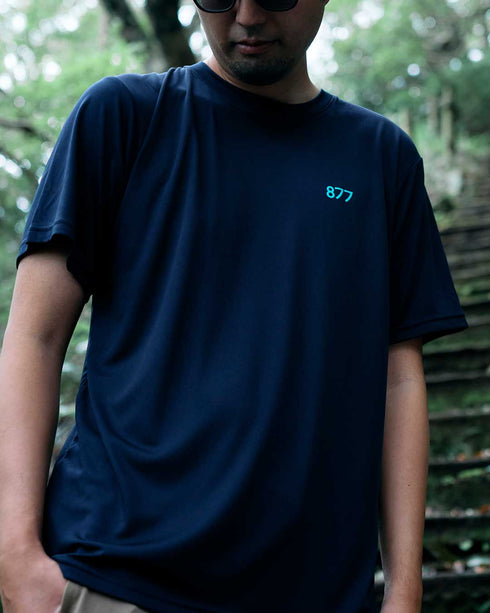 筑波山等高線Tシャツ|DRY