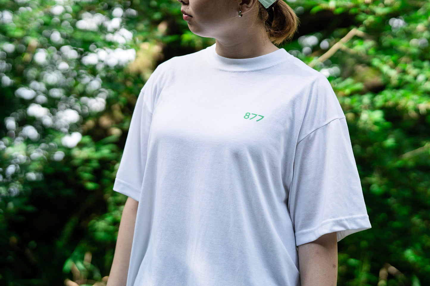 筑波山 等高線 Tシャツ 白 速乾