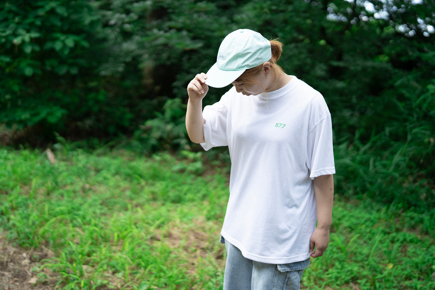 筑波山 等高線 Tシャツ 白 速乾