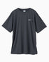 筑波山等高線Tシャツ ダークグレー 正面