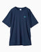 筑波山等高線Tシャツ ネイビー 正面