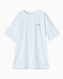筑波山等高線Tシャツ ホワイト 正面