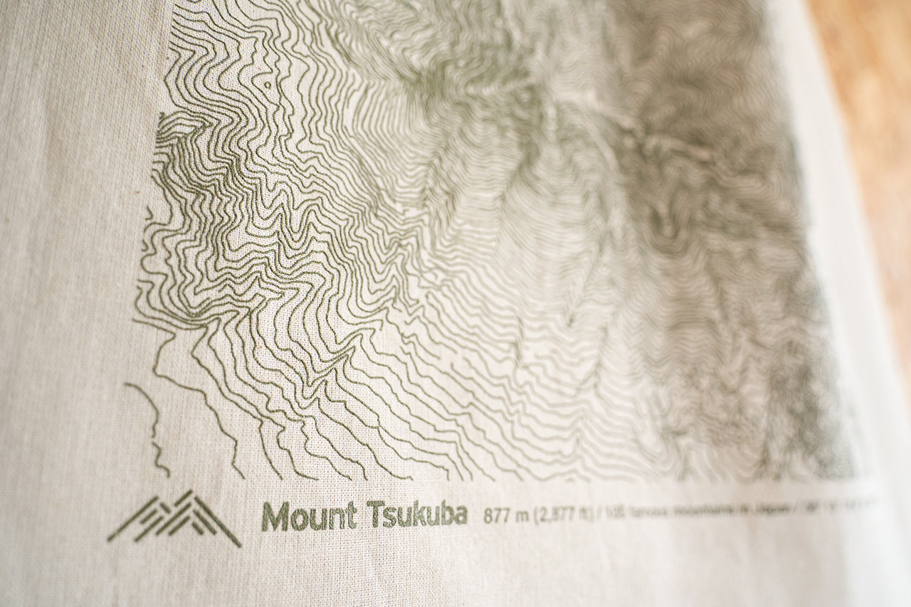 Mount Tsukuba コットン トートバッグ グリーン