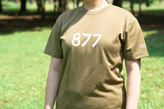 877 Dry T-shirt  / オリーブ