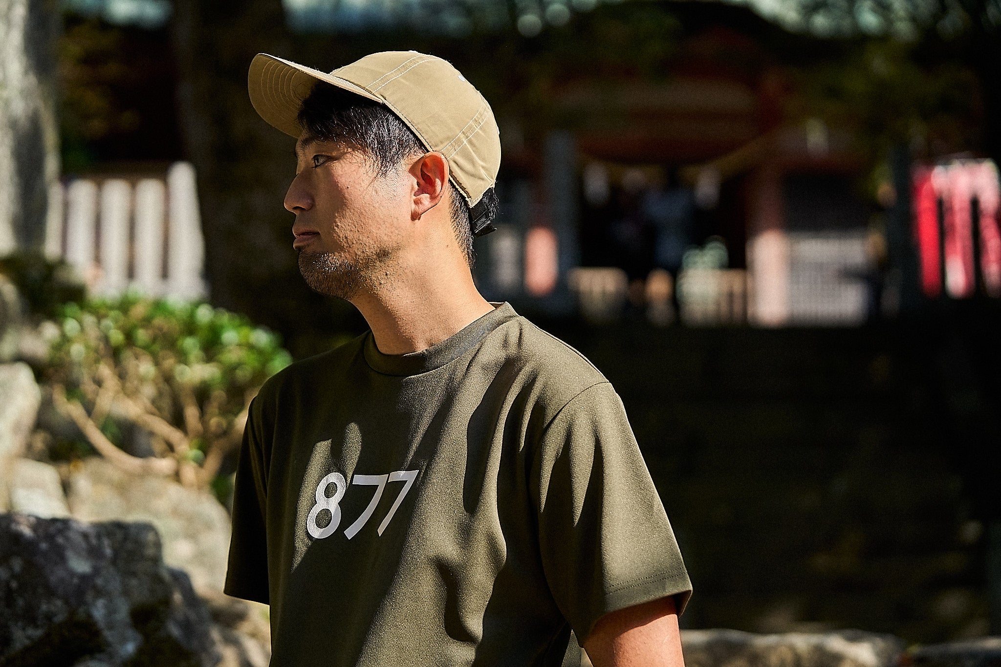 877Stand T-shirt / アーミーグリーン – 877 - Mt. Tsukuba shop -