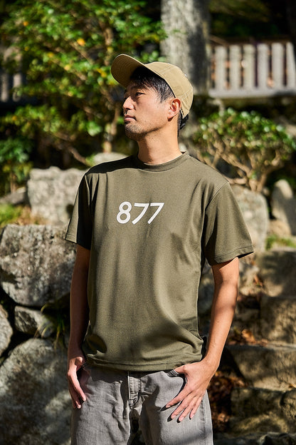 877Stand T-shirt / アーミーグリーン