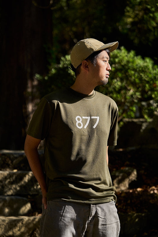 877Stand T-shirt / アーミーグリーン