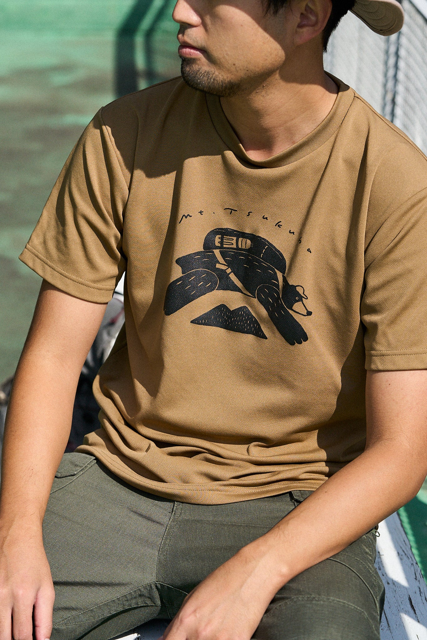 ハイキングマ T-shirt / コヨーテ – 877 - Mt. Tsukuba shop -