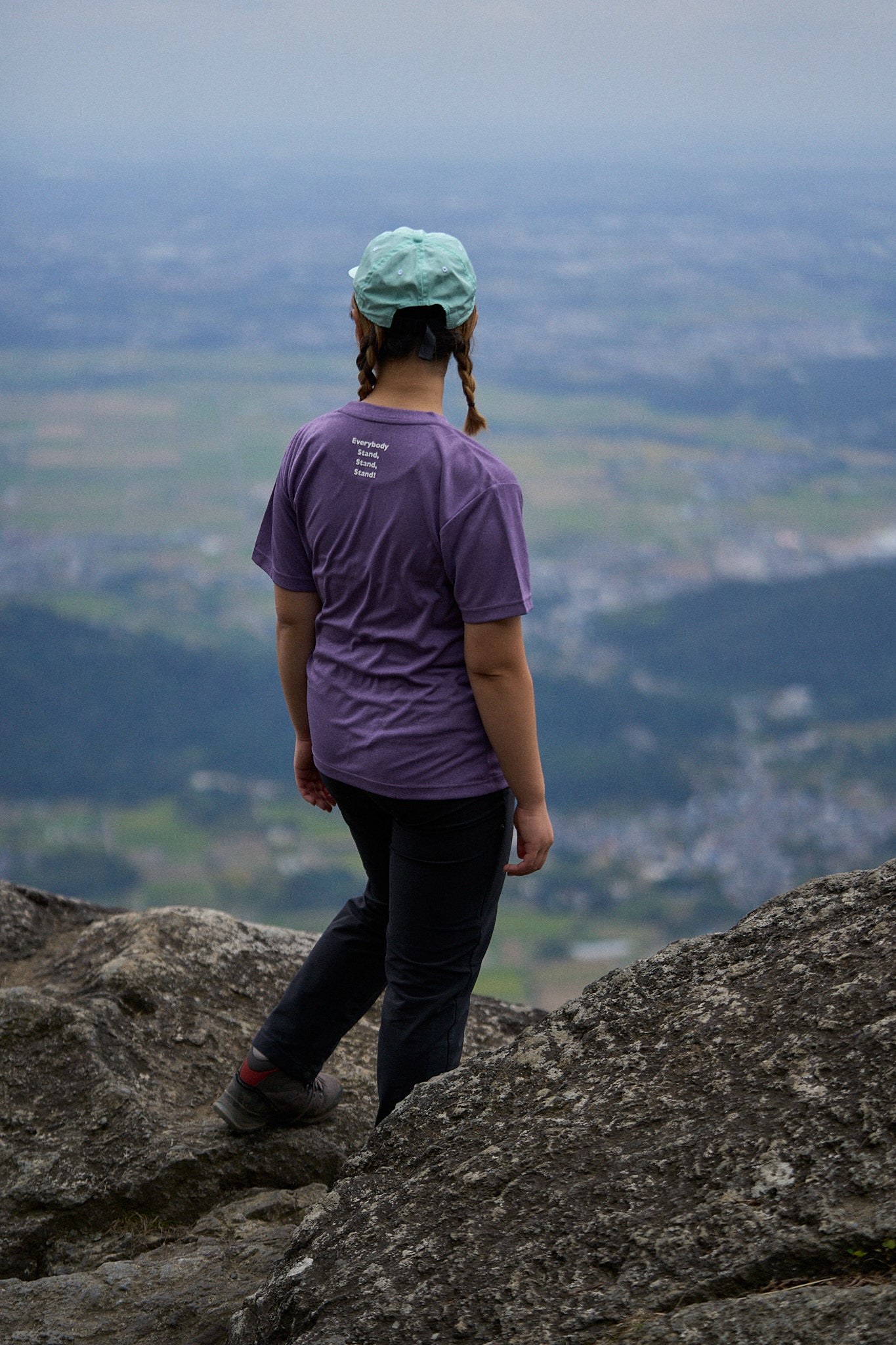 stone  cotton shirt purple ストーン 完全受注生産】 石川界人×KANGOL REWARD コラボ半袖Tシャツ