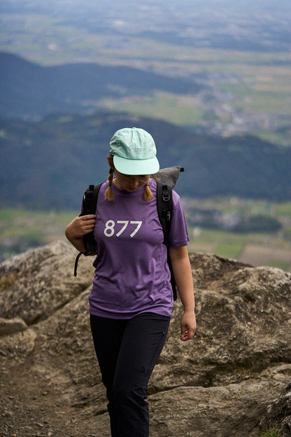 877Stand T-shirt / ミックスパープル