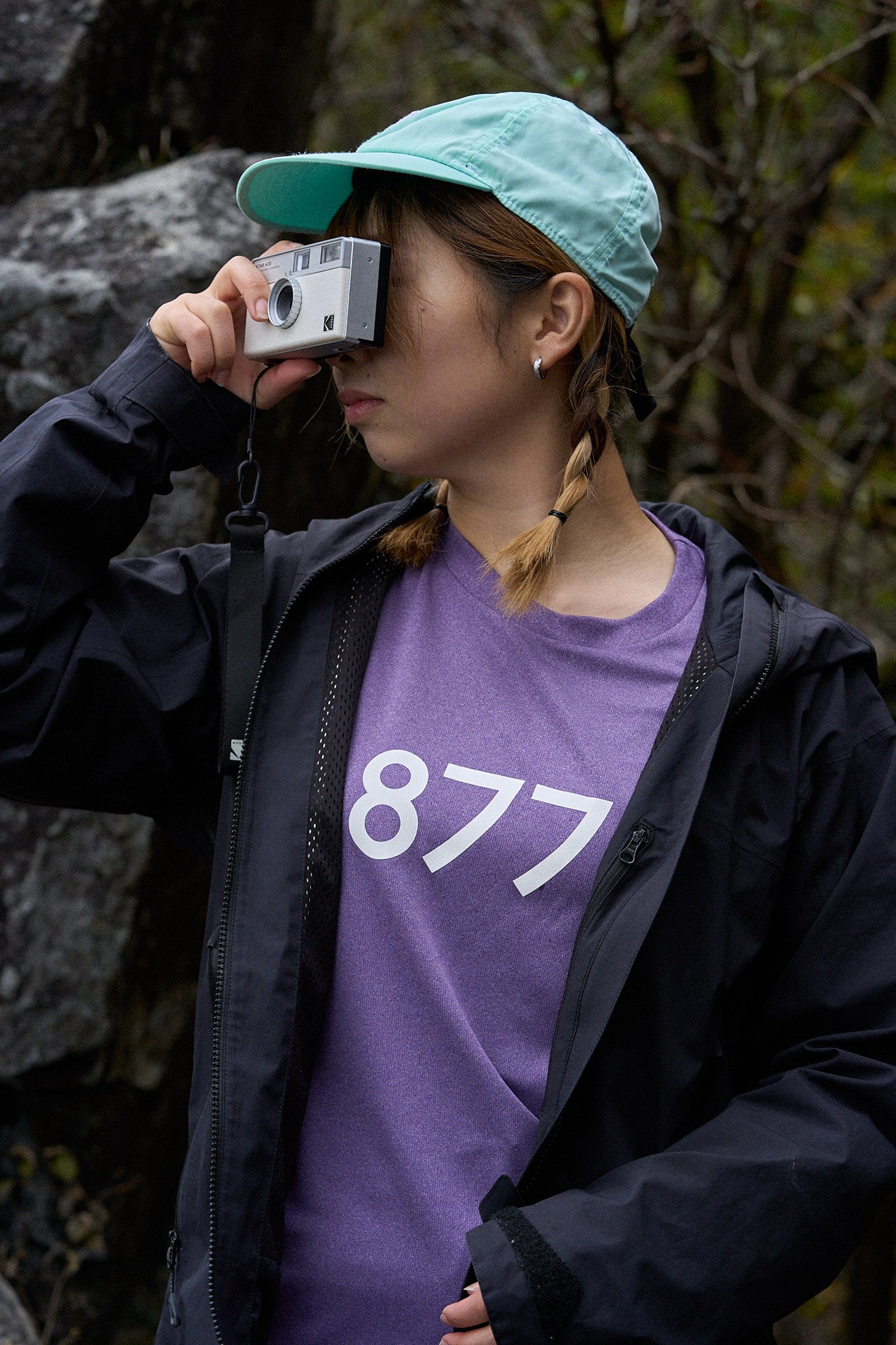 877Stand T-shirt / ミックスパープル – 877 - Mt. Tsukuba shop -