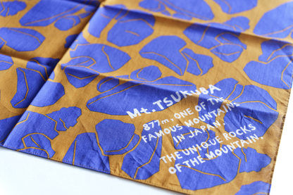 筑波山 奇岩 バンダナ 3