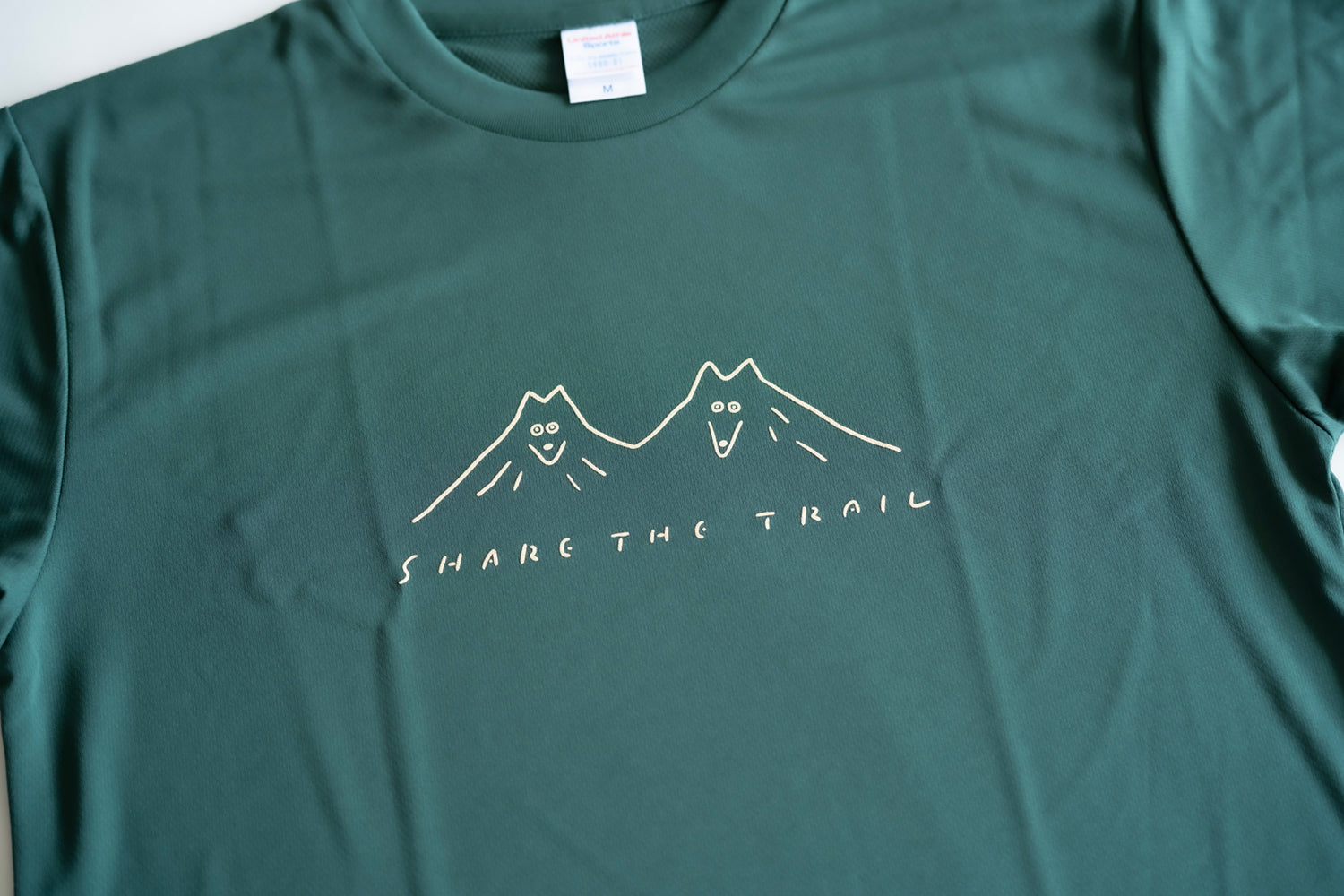 Tシャツ 犬 筑波山 グリーン