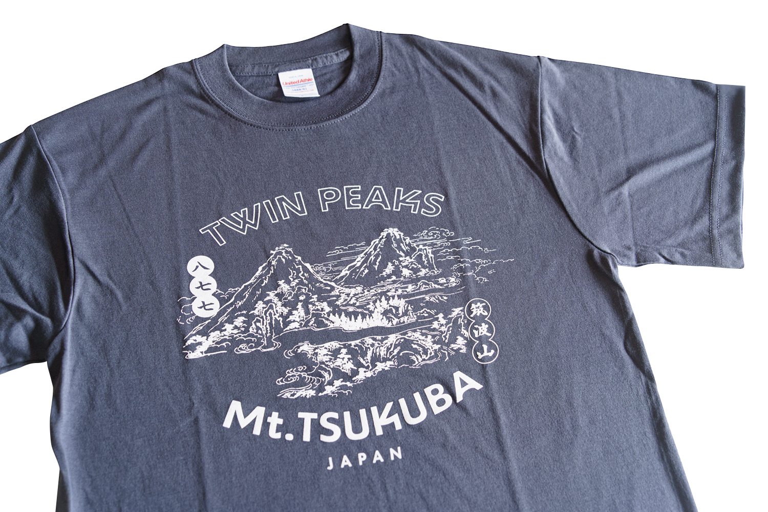 Mt.Tsukuba お土産 Tシャツ 筑波山地図