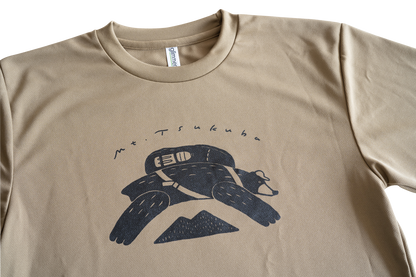 Tシャツ くま  ブラウン 速乾