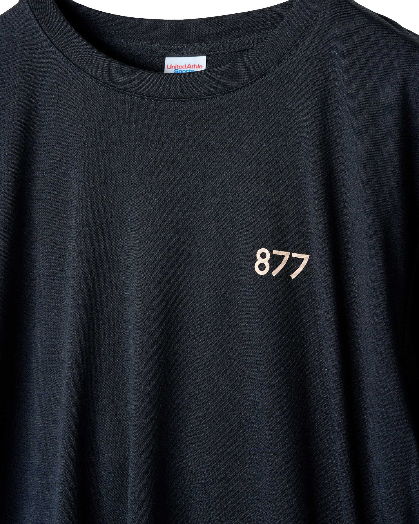 筑波山等高線Tシャツ ブラック 着用
