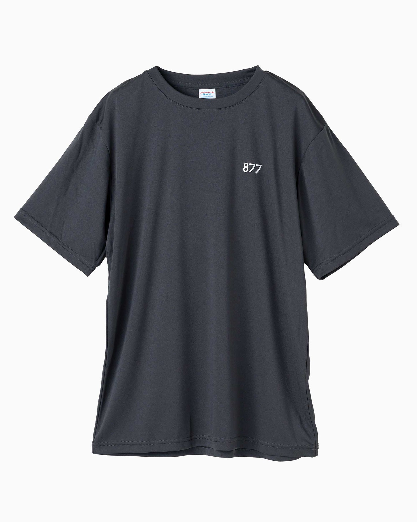 筑波山等高線Tシャツ ダークグレー 正面