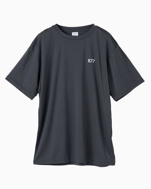 筑波山等高線Tシャツ ダークグレー 正面