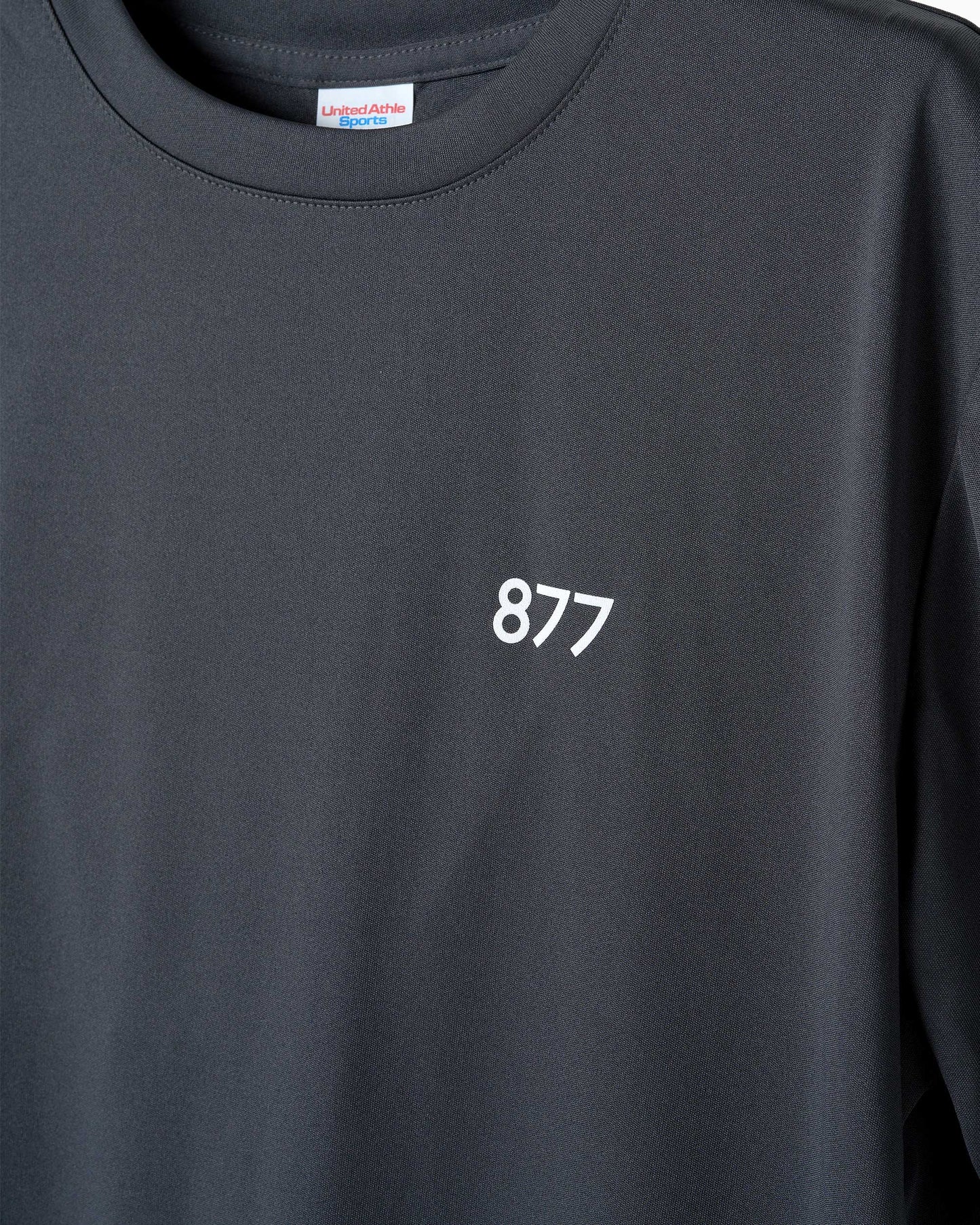 筑波山等高線Tシャツ ダークグレー 着用