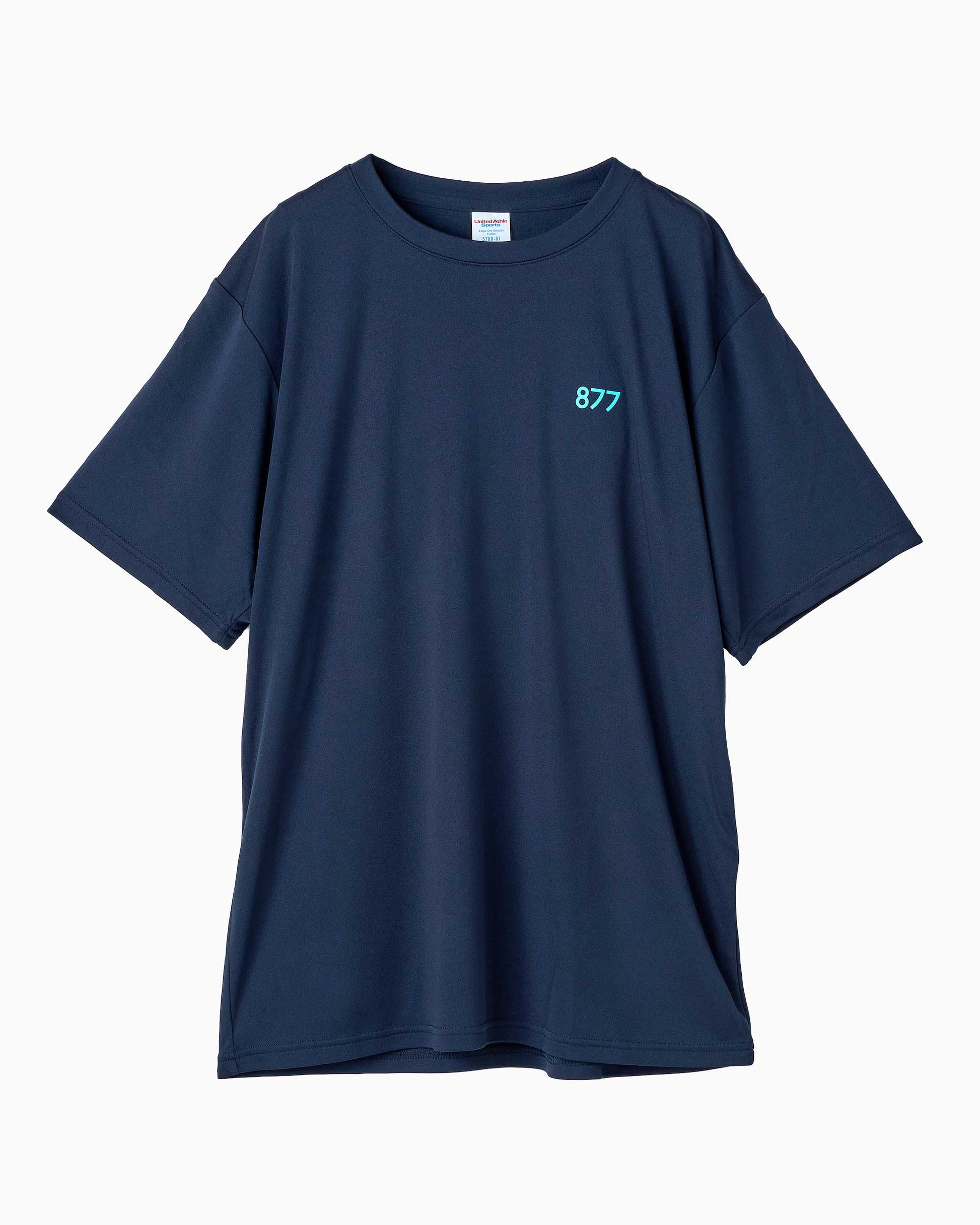 筑波山等高線Tシャツ ネイビー 正面
