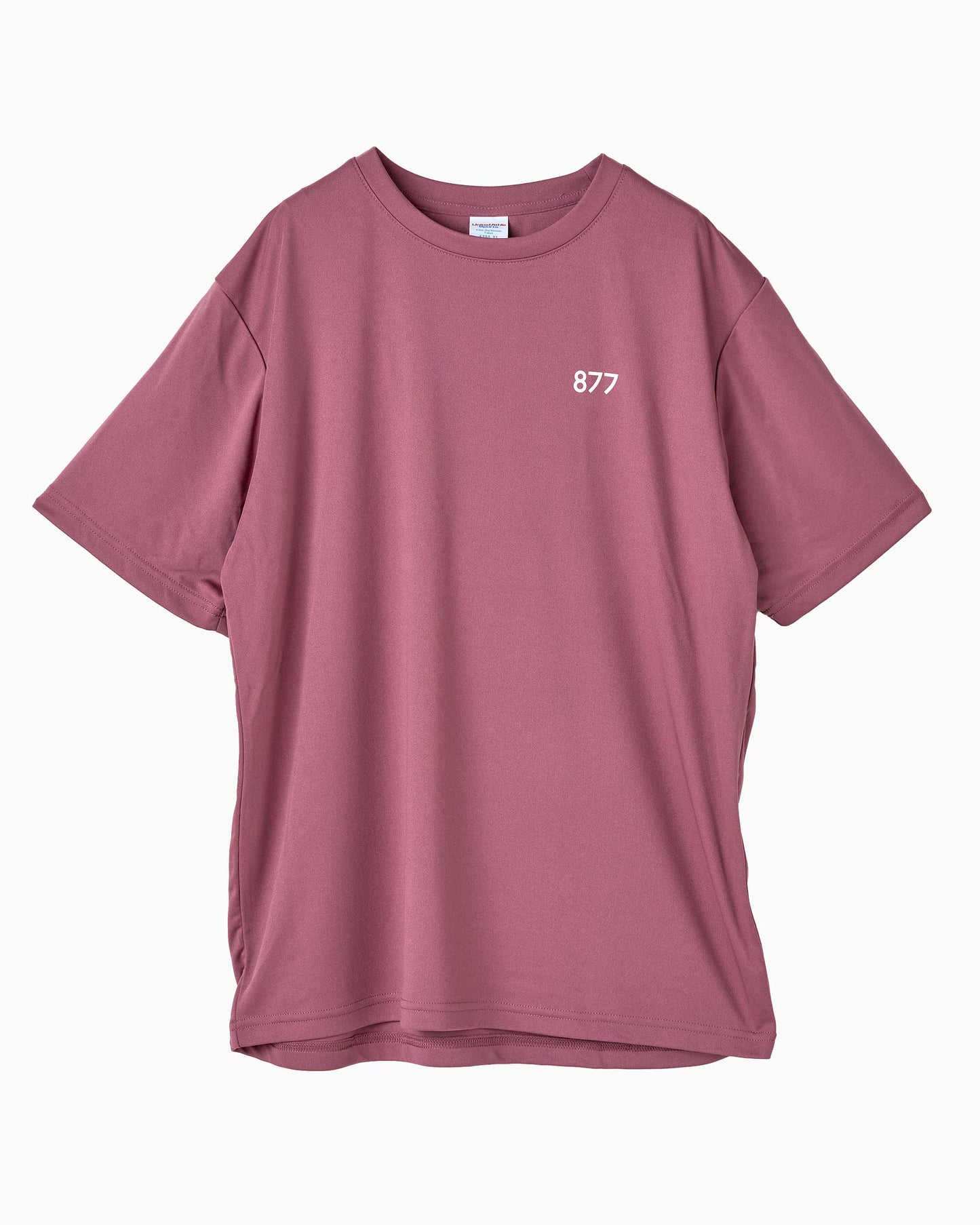 筑波山等高線Tシャツ グレイッシュピンク 正面