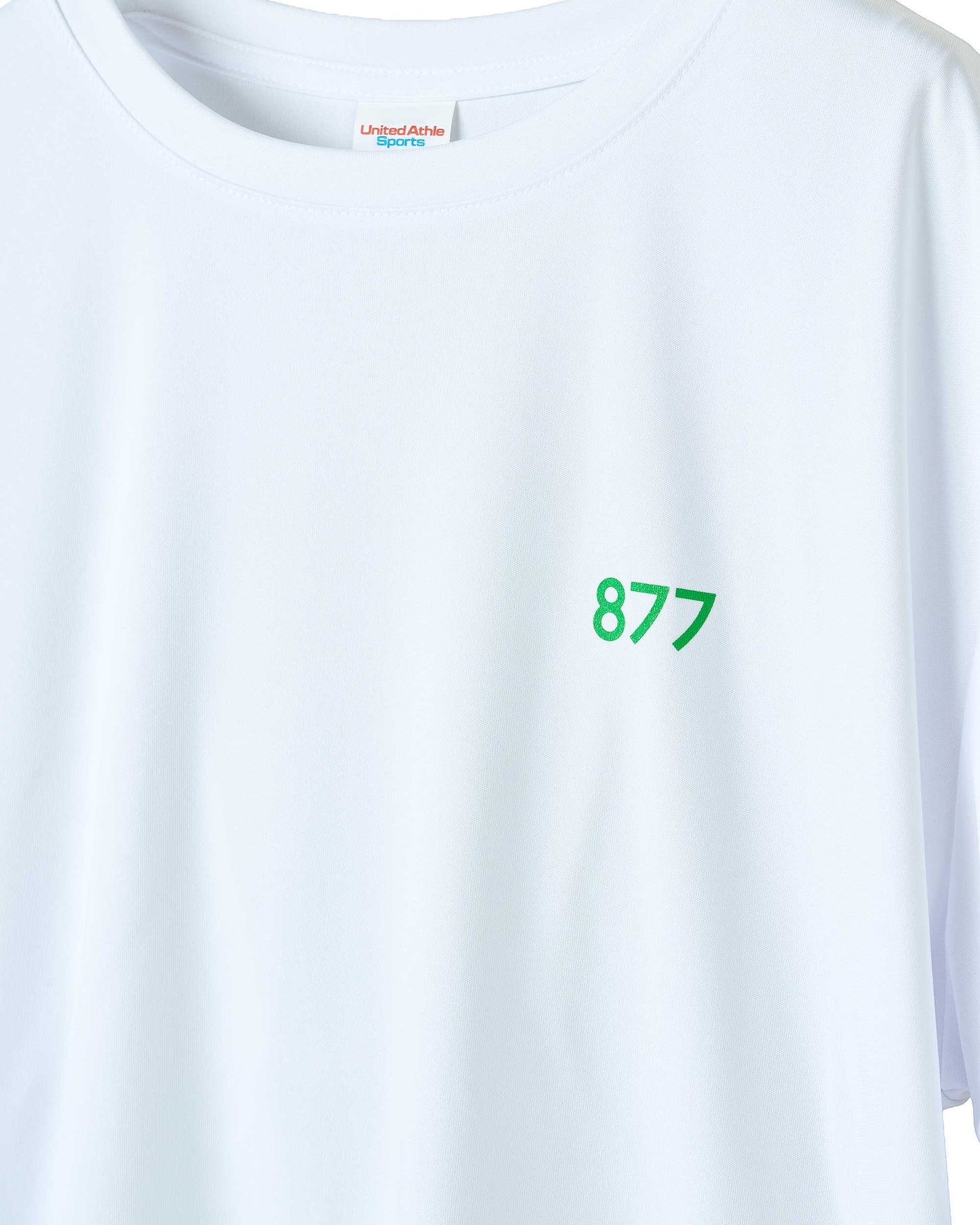 筑波山等高線Tシャツ ホワイト 着用