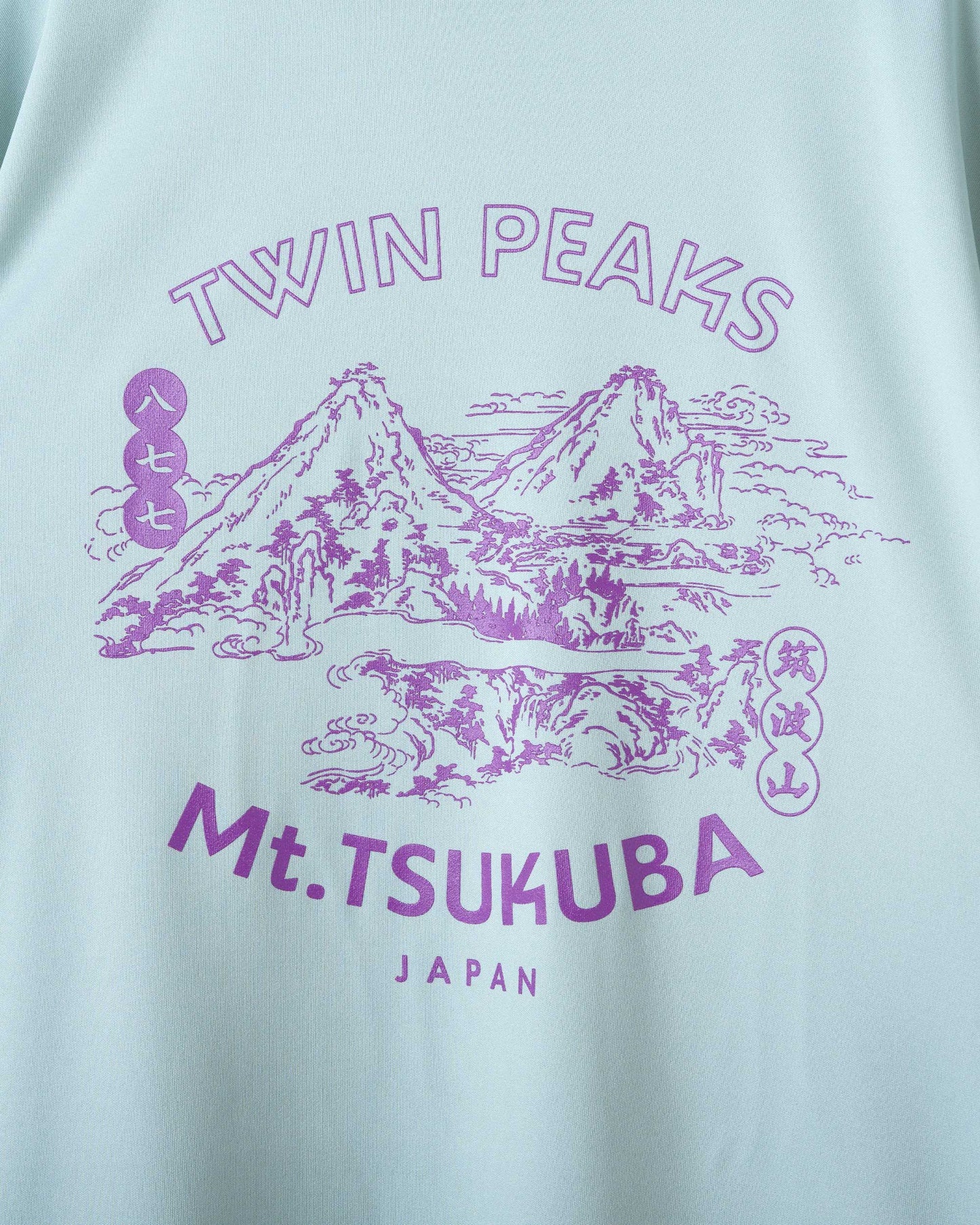 筑波山絵図Tシャツ｜DRY
