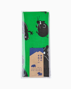 筑波山どうぶつ手ぬぐい