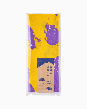 筑波山どうぶつ手ぬぐい