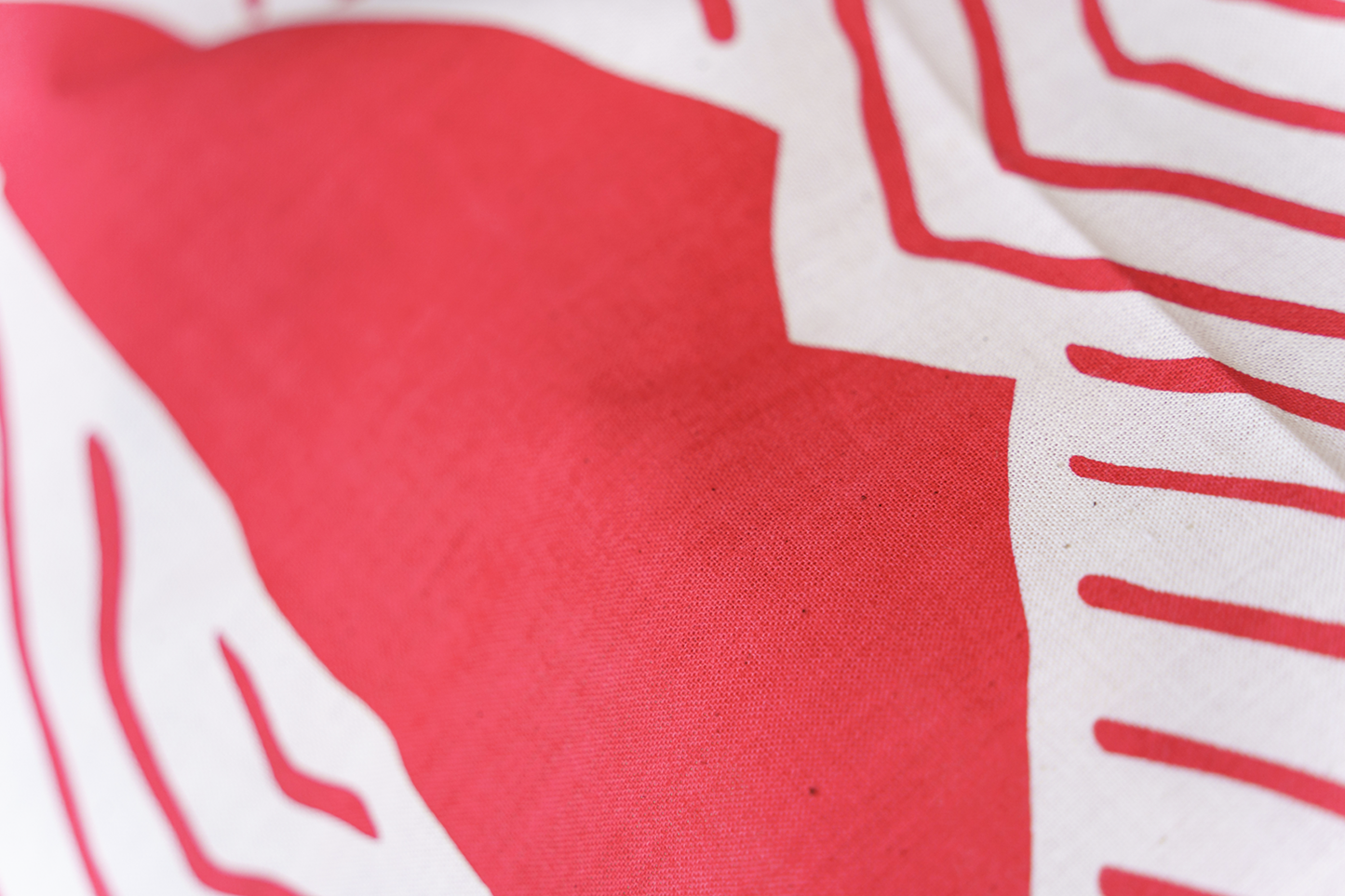 手拭い 筑波山 赤